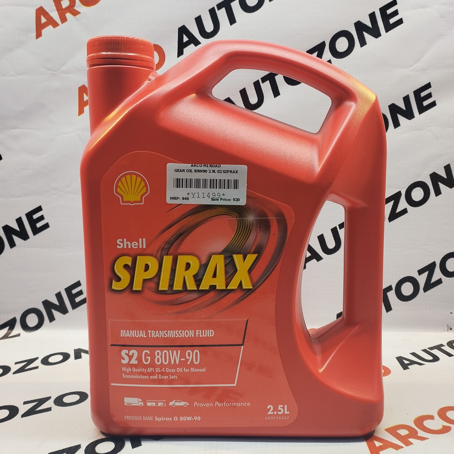 GEAR OIL 80W90 2.5L S2 SIPRAX