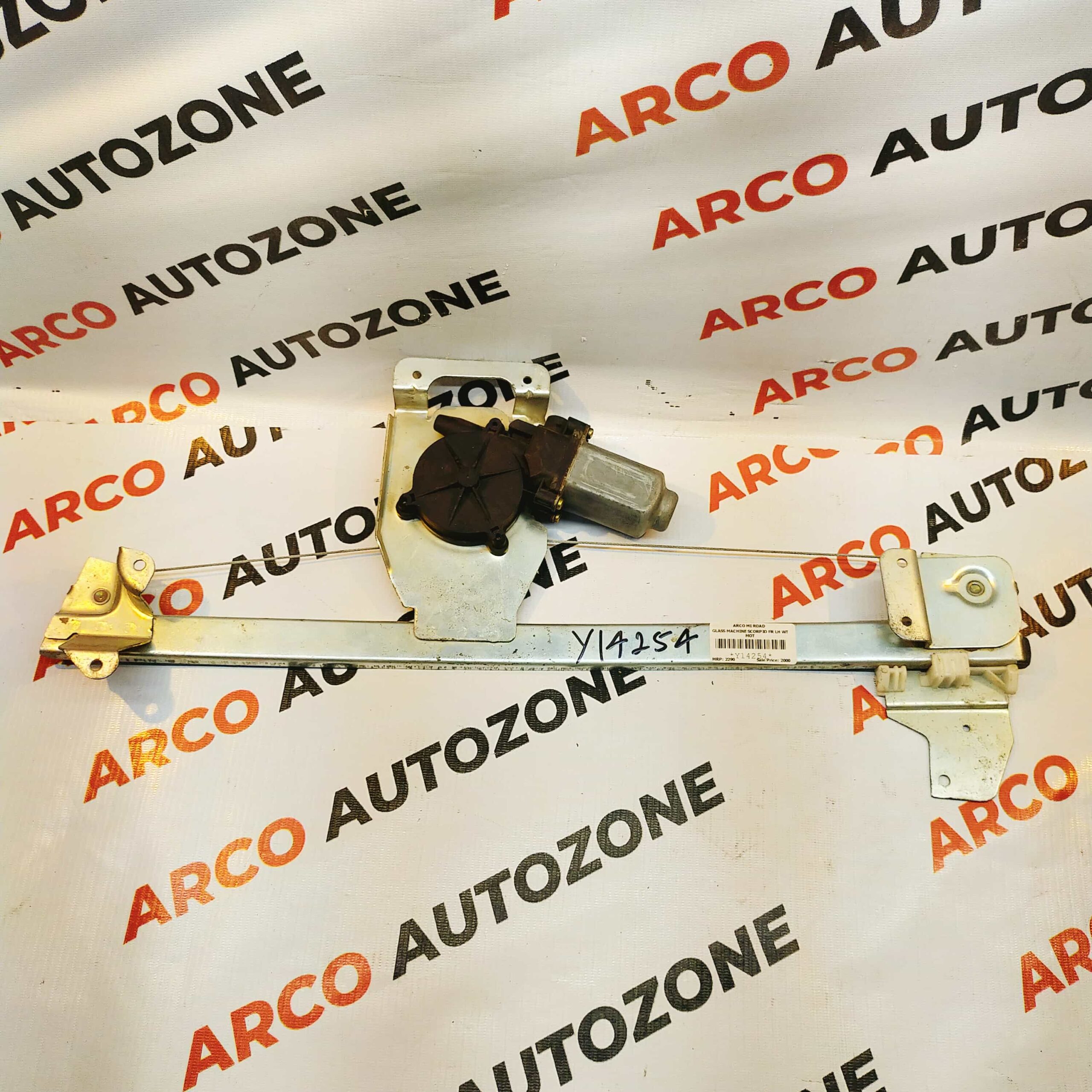 GLASS MACHINE SCORPIO FR LH WT MOT