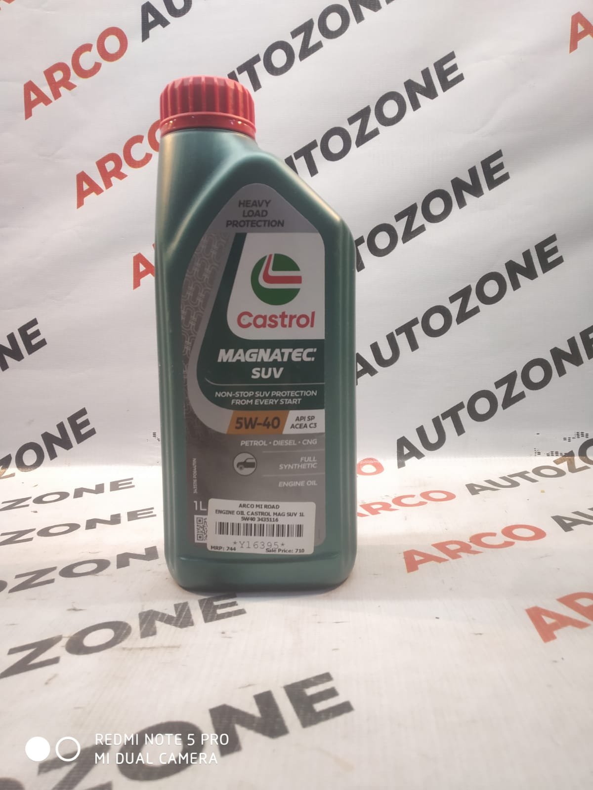 ENGINE OIL CASTROL MAG SUV 1L 5W40 3435116